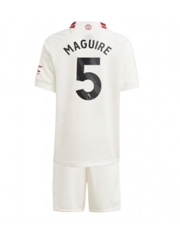 Otroški Nogometna dresi replika Manchester United Harry Maguire #5 Tretji 2023-24 Kratek rokav (+ hlače)